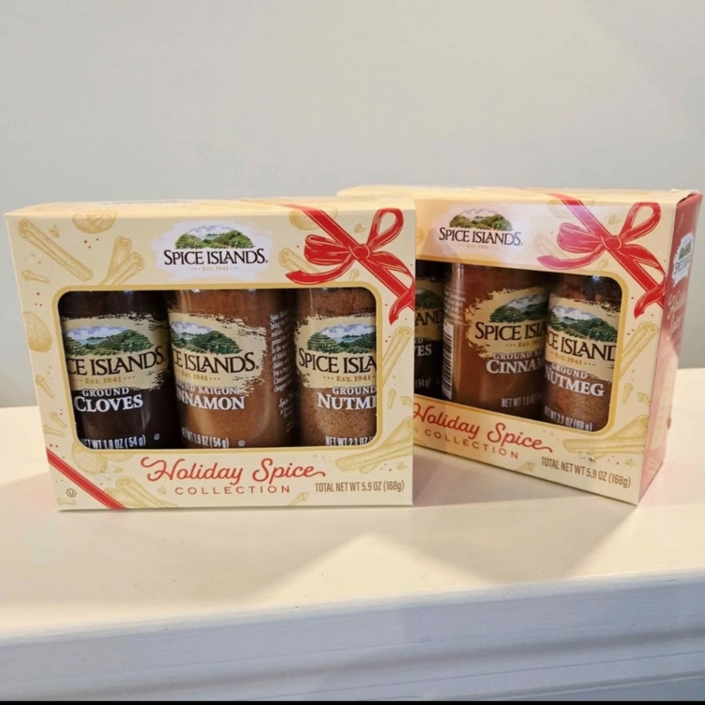 Holiday Spice Collection - Cinnamon, Nutmeg, Cloves NEW